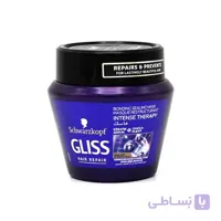 ماسک مو گلیس مدل Gliss Intense Therapy حجم 300 میل