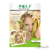 کاغذ فتوگلاسه 115گرم ولف سایز A4