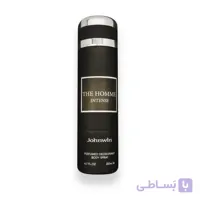 اسپری دئودورانت مردانه جان وین مدل د هوم اینتنس حجم ۲۰۰ میل Johnwin THE HOMME INTENS Spray For Men 200ml