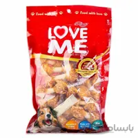 تشویقی سگ لاومی مدل دمبلی وزن 450 گرم ا Love Me Dumbells Chicken Treats For Dogs 450g
