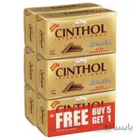 صابون سینتول ۱۲۵ گرم مدل Sandal باکس ۶ عددی – Cinthol Sandal soap