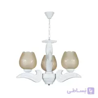لوستر 3 شعله چشمه نور مدلG621.3-WT