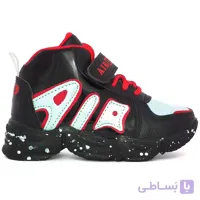 کفش اسپورت ساقدار مدل AIR مشکی قرمز