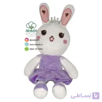 خرگوش گوش قلب دار نانو 45 سانتی کد 16051