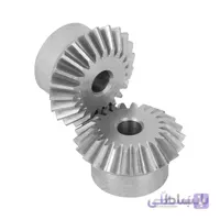 چرخ دنده مخروطی 16 دندانه مدول 2 نسب تبدیل 1:1 برند OBC ا module 2 bevel gear pairs