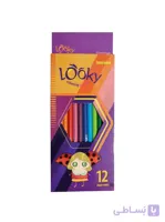 فروش عمده مداد رنگی 12 رنگ لوکی (Looky)