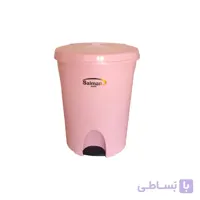 سطل پدالی سلمان پلاستیک مدل گلبرگ ۵۲۰