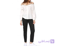 بلوز نخی یقه باز زنانه - ورو مدا