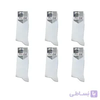جوراب مردانه دوندار مدل TRY-341 بسته 6 عددی