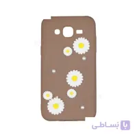 قاب گوشی سیلیکونی گل دار برند سامسونگ مدل J5