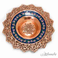بشقاب مس و پرداز 25 سانتی شبکه بری ا قیمت به شرط خرید تیمی