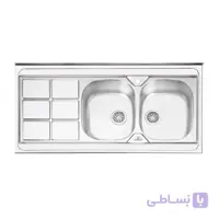 سینک پرنیان استیل مدل PS1124 روکار
