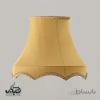 شید آباژور مدل دالبر برعکس سایز 35 بژ – سرپیچ E27