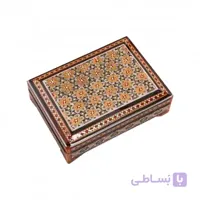 جعبه جاکارتی خاتم کاری ابعاد 11×8 سانتیمتر