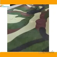 پارچه شمعی چریکی پشت نقره ای عرض 170