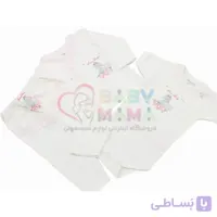 سه تیکه پنبه avina baby مدل گربه