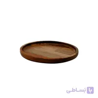 بشقاب گرد چوبی آماهوم سایز 25