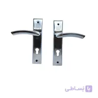 دستگیره در چوبی سوئیچی خالدار کروم