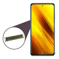 کانکتور LCD مناسب برای گوشی موبایل Xiaomi Poco X3 ا کانکتور السیدی مناسب برای گوشی شیائومی Poco X3