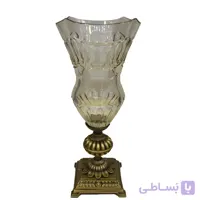 گلدان الیزه شامپاینی پايه برنز