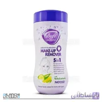 دستمال مرطوب پاک کننده آرایش دافی مدل 5 در 1 حاوی عصاره های گیاهی 70 برگی