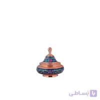 بشقاب پرنده کوچک مس و پرداز