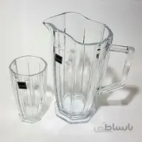 پارچ و لیوان کریستال استیج