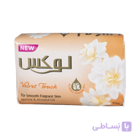 صابون شستشو لوکس حاوی روغن بادام و گل یاس مدل Velvet Touch / Lux Velvet Touch Extract Jasmine And Almond Oil Soap