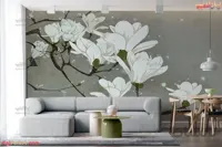 پوستر دیواری طرح شکوفه سفید