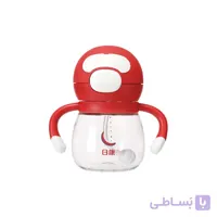 لیوان ابمیوه خوری نی دار 360 درجه مدل ماه رووکو Rovoco ظرفیت 240 میلی لیتر