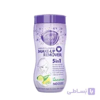 دستمال مرطوب پاک کننده آرایش دافی مدل 5IN1 بسته 70 عددی ا Dafi 5IN1 Makeup Remover Wipe 70pcs