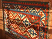 گلیم دو رو دستبافت رج code 243H ا Persian handmade kilim
