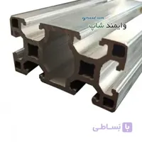 پروفیل آلومینیوم شیاردار صنعتی (پروفیل مهندسی) 40 در 80 سنگین