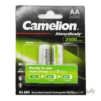 باتری قلمی شارژی کملیون 2500 میلی آمپر مدل AlwaysReady ا Camelion AlwaysReady Rechargable Battery 2500mAh
