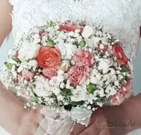 دسته گل عروس کد ۱
