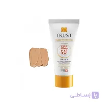 ضدآفتاب رنگی بژ طبیعی پوست چرب و مختلط تراست 40 میل