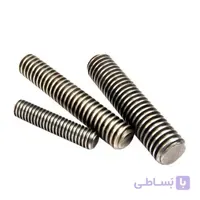 پيچ دنده کبریتی متری قطر 12 گام 3 میلیمتر ساخت ایران (1 متر) ا 1 meter Acme thread diameter 12mm pitch 3mm