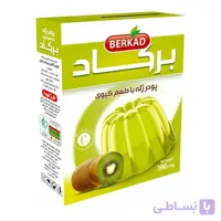 پودر ژله با طعم کیوی برکاد 100 گرمی – کارتن 60 تایی