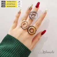 انگشتر استیل رزگلد