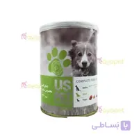 کنسرو400 گرمی سگ بالغ یو اس پت گوشت بره و کدوتنبل