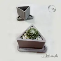 گلدان بتنی مثلثی کد TE1