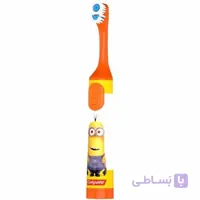 مسواک برقی بچگانه کولگیت Colgate minions | شخصیت کارتونی مینیون، باتری‌خور، رنگ نارنجی
