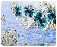 پوستر گل سه بعدی 028