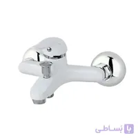شیر حمام سفیدکروم مدل ندا