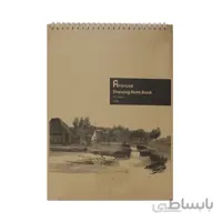 دفترچه کرافت 127g پیشگام A3 سیمی 25برگی