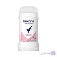 استیک دیودورانت ضد تعریق رکسونا Rexona زنانه مدل Biorythm حجم 40 میلی لیتر