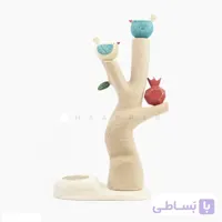 جاشمعی درخت پرکار با پرنده و جغد