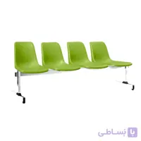 ‌صندلی انتظار چهارنفره فایبرپلاست صنایع نظری
