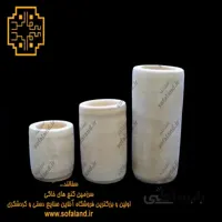 شمعدان استوانه سفالی