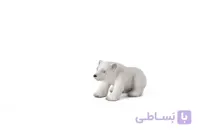 فیگور مینیاتوری خرس نشسته قطبی